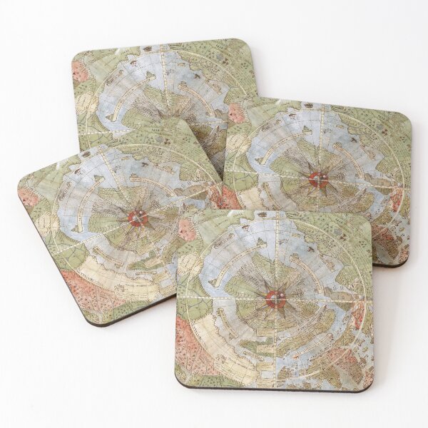 Item preview, Planisphere World Map, North Pole (1587) - Urbano Monte designed and sold by SALON DES ARTS.