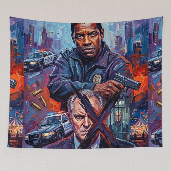 Item preview, Ricochet Action Thriller Fine Art Tribute designed and sold by Art's Diner.