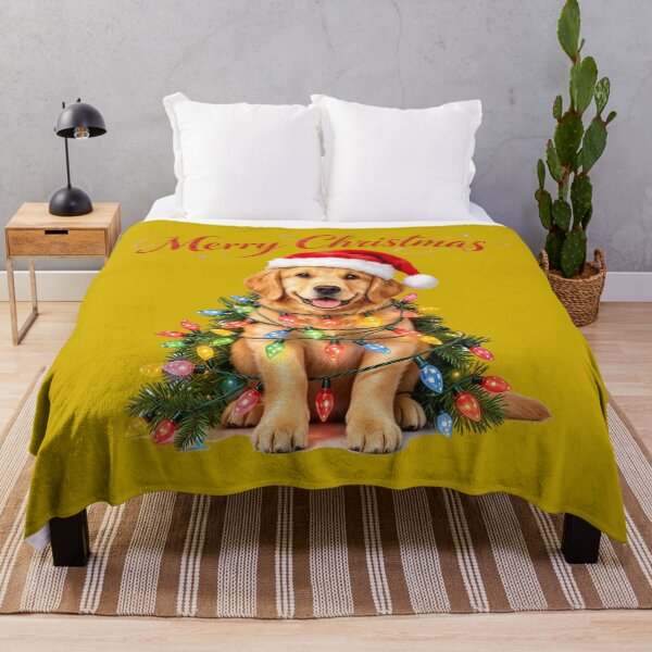 Item preview, Cute Dog with Christmas Tree Lights T-Shirt designed and sold by kaream1308.