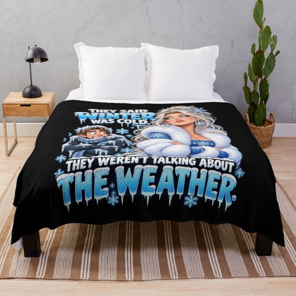 Item preview, They Said Winter Was Cold – Funny Cold Shoulder Relationship Humor & Sarcastic Winter Pun designed and sold by signshirtz.