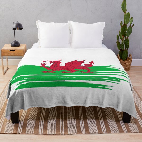 Item preview, Distressed Wales Flag GB-WLS designed and sold by shitpostee.