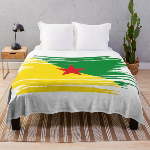 Item preview, Distressed French Guiana Flag GF designed and sold by shitpostee.