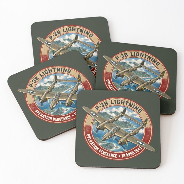 Item preview, P-38 Lightning - Operation Vengeance designed and sold by Omaha Jones T-Shirts and More.