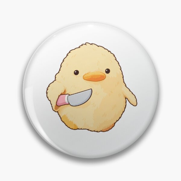 Artikelvorschau, Huhn mit Messer Meme entworfen und verkauft von sollunadesignns.