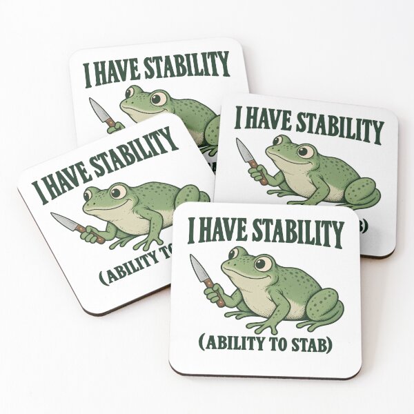 Item preview, I HAVE STABILITY ABILITY TO STAB designed and sold by sollunadesignns.