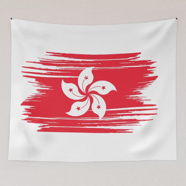 Item preview, Distressed Hong Kong Flag HK designed and sold by shitpostee.