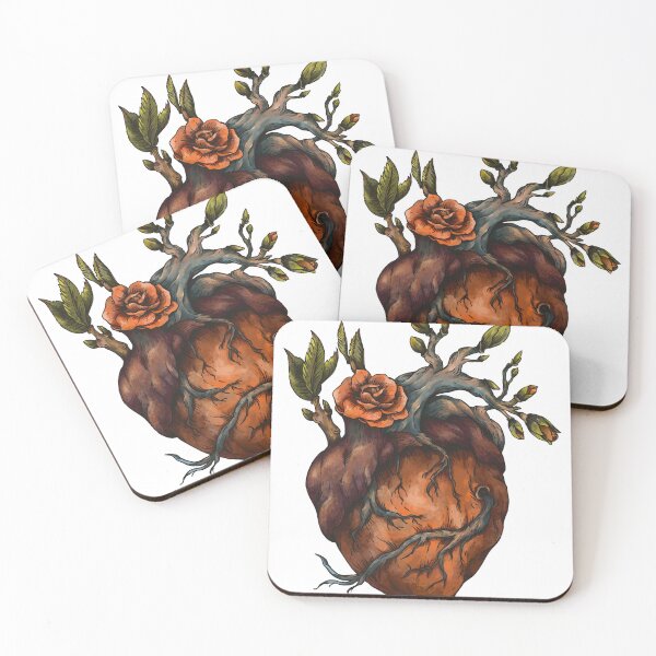 Item preview, Anatomical Heart Tree Branches Botanical Art designed and sold by MH Digital Studio .