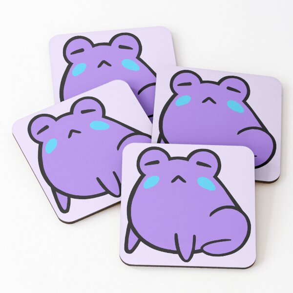 Item preview, Sleepy Sad Purple Frog designed and sold by BubbleComet.