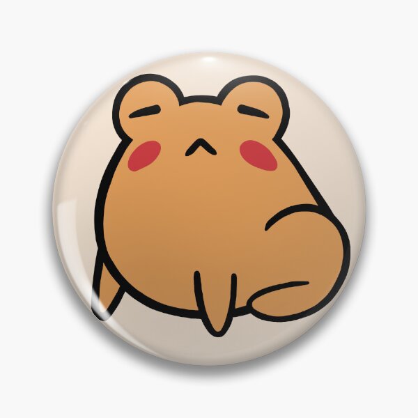 Aperçu de l'œuvre Grenouille orange triste et endormie créée et vendue par BubbleComet.