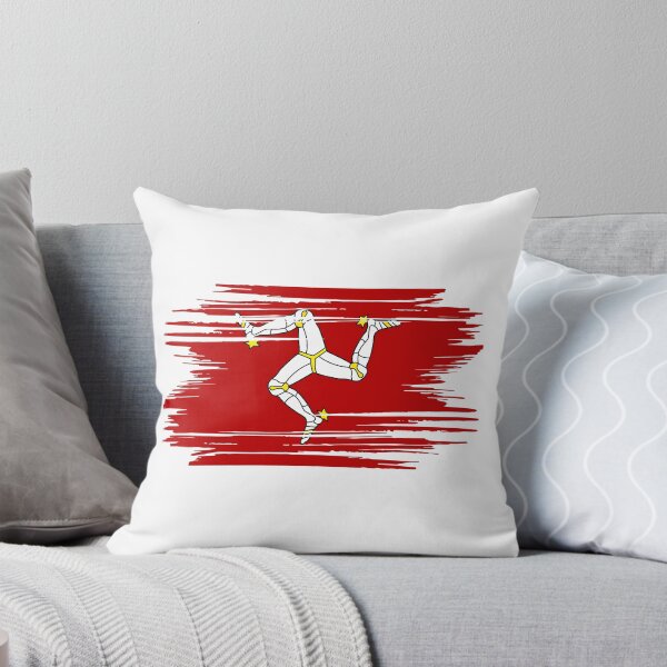 Item preview, Distressed Isle Of Man Flag IM designed and sold by shitpostee.