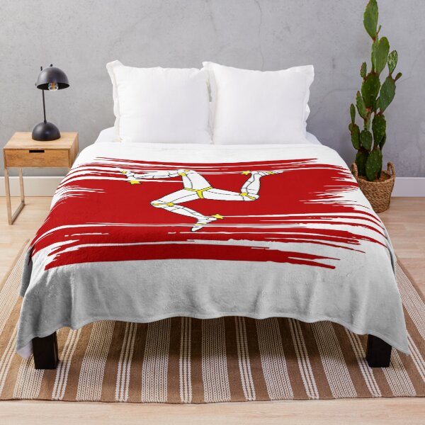 Item preview, Distressed Isle Of Man Flag IM designed and sold by shitpostee.