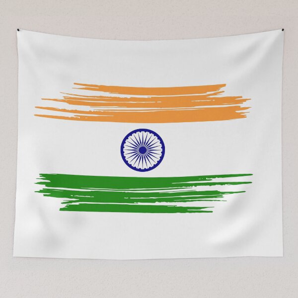 Item preview, Distressed India Flag IN designed and sold by shitpostee.