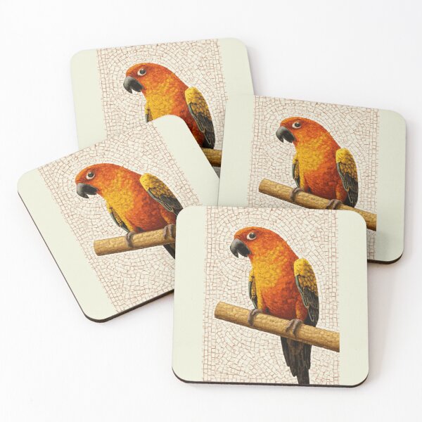 Item preview, Sun Conure Parrot Mosaic Art designed and sold by designmari.