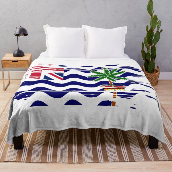 Item preview, Distressed British Indian Ocean Territory Flag IO designed and sold by shitpostee.