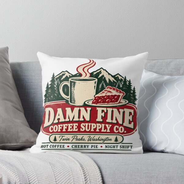 Item preview, Damn Fine Coffee Supply Co. — Twin Peaks Washington designed and sold by OriginalGamer55.