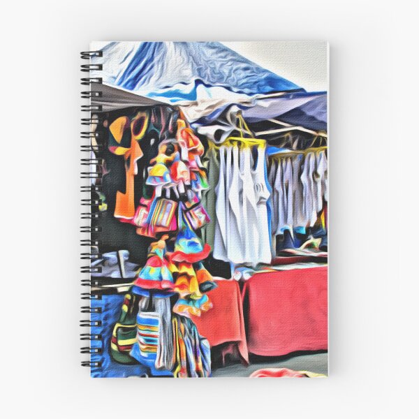 Item preview, Colorful Caribbean Market Stall with Handmade Souvenirs and Clothing – Oil Painting designed and sold by celinebisson.