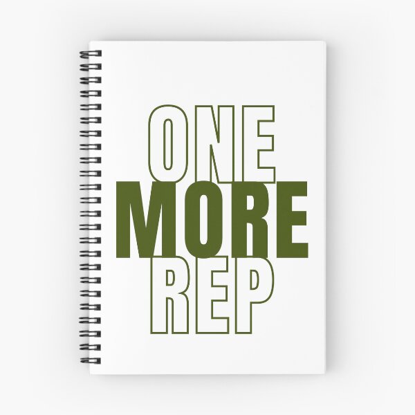 Item preview, One More Rep Bold Gym Typography designed and sold by WhizTrends.