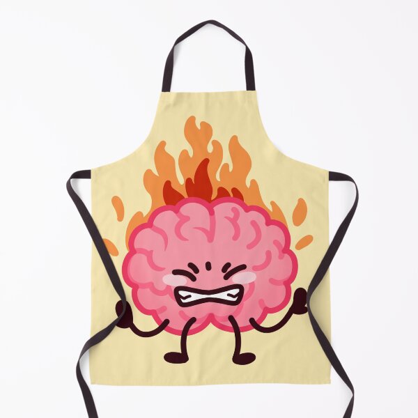 Item preview, Kawaii Brain On Fire Burnout Art designed and sold by MH Digital Studio .