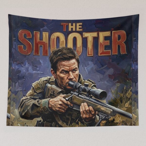 Item preview, Shooter Action Thriller Fine Art Tribute designed and sold by Art's Diner.