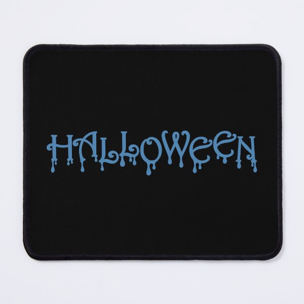 Item preview, Steel Blue Dripping Slime Halloween Lettering Design designed and sold by pattern-archive.