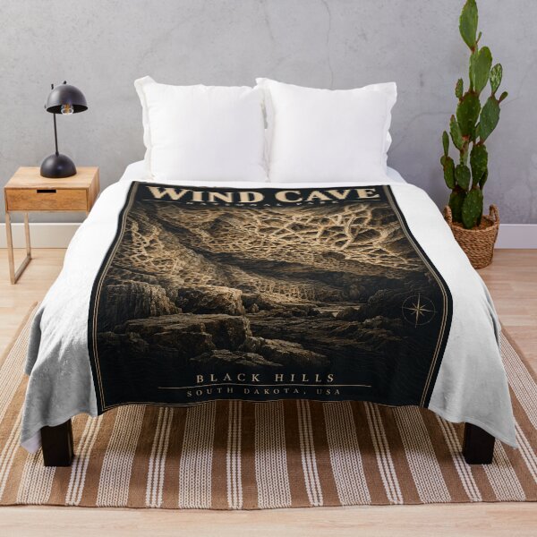 Item preview, Wind Cave National Park Vintage Poster Black Hills South Dakota (Digital Download) designed and sold by shopcanva.
