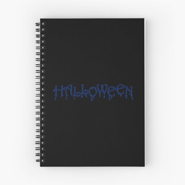 Item preview, Navy Blue Dripping Slime Halloween Lettering Design designed and sold by pattern-archive.