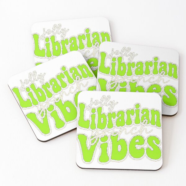 Item preview, Jolly Librarian Grinch Vibes Cute Christmas Oversized T-Shirt designed and sold by Design-phuket.