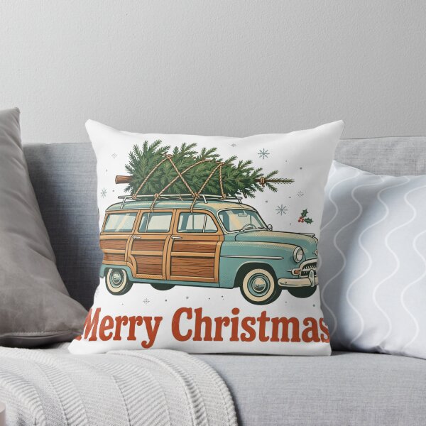 Item preview, Christmas Tree Haul Shirt — Vintage Car Retro Holiday Tee designed and sold by unthinkabletees.
