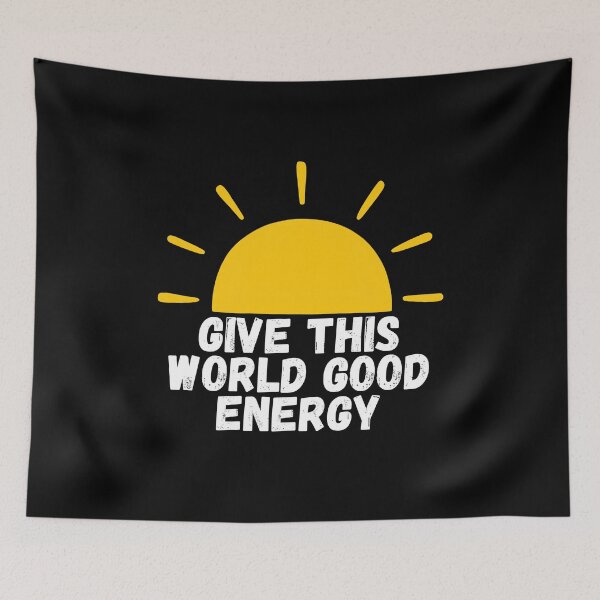 Item preview, Give This World Good Energy Sunset Retro designed and sold by Dondonmart.