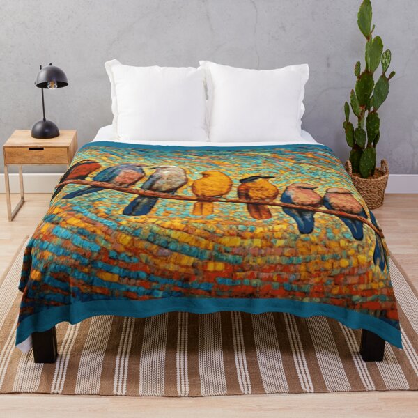 Item preview, Gathering of birds in mosaic art designed and sold by designmari.