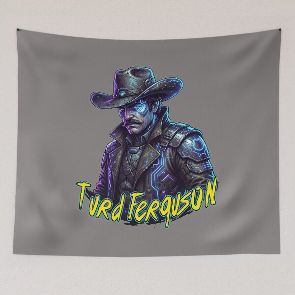 Item preview, Turd Ferguson Portrait Graphic Item-32 designed and sold by GEMMAOSBORNE.
