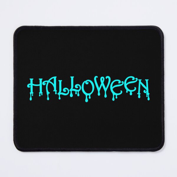 Item preview, Cyan Dripping Slime Halloween Lettering Design designed and sold by pattern-archive.