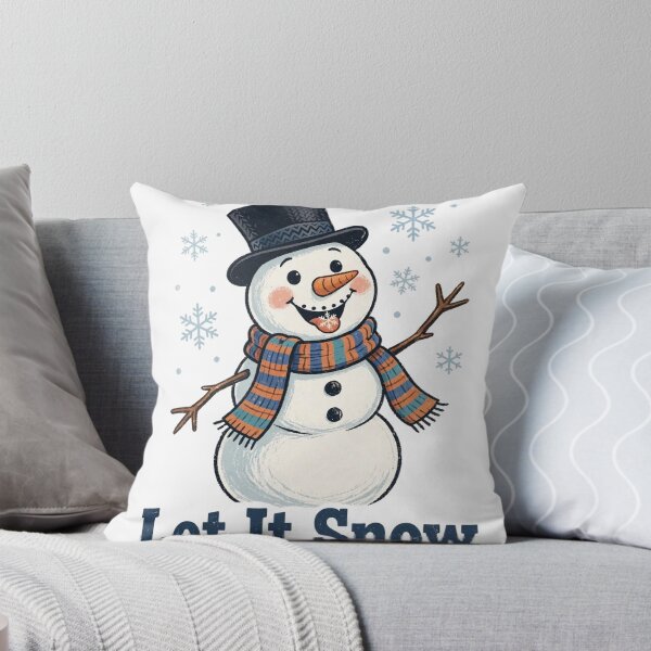 Item preview, Let It Snow Shirt — Retro Snowman Winter Tee designed and sold by unthinkabletees.