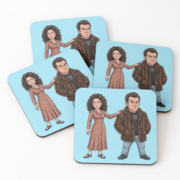 Item preview, Puddy & Elaine Cuties: The Fur Coat at Joe Mayo's! designed and sold by CleverCulture.