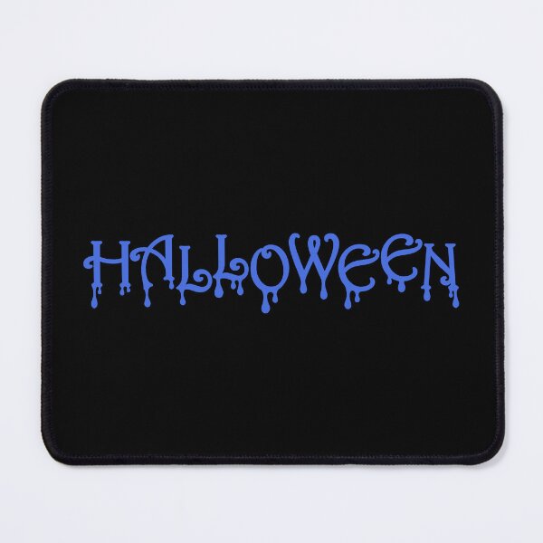 Item preview, Royal Blue Dripping Slime Halloween Lettering Design designed and sold by pattern-archive.