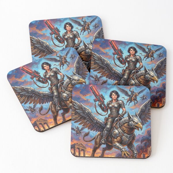 Item preview, Arsenal Winged Cavalry Sci Fi Fantasy Fine Art Tribute designed and sold by Art's Diner.