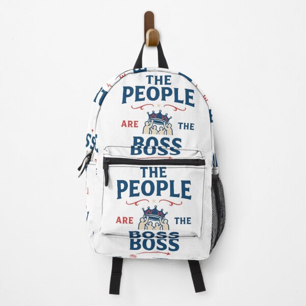 Item preview, The People Are The Boss – No Kings American Democracy Design designed and sold by Tee-Show.