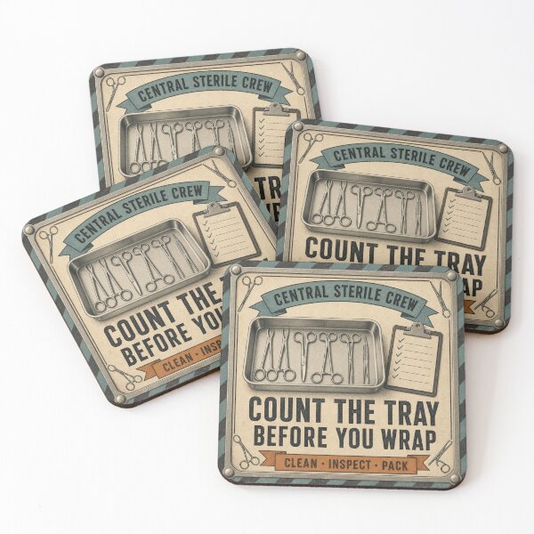 Item preview, Count the Tray Before You Wrap Instrument Tech designed and sold by BoosterShop.