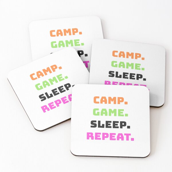 Item preview, Camp Game Sleep Repeat Cozy Gamer designed and sold by WhizTrends.