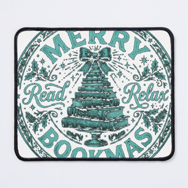 Item preview, Merry Bookmas Vintage Christmas Vibes for Book lovers Classic T-Shirt designed and sold by Atros.