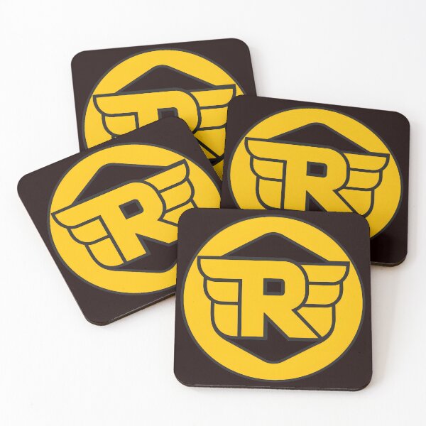 Item preview, Winged Retro R Emblem Yellow  designed and sold by AXA-Walahada.