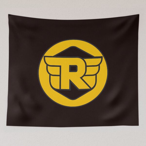 Item preview, Winged Retro R Emblem Yellow  designed and sold by AXA-Walahada.