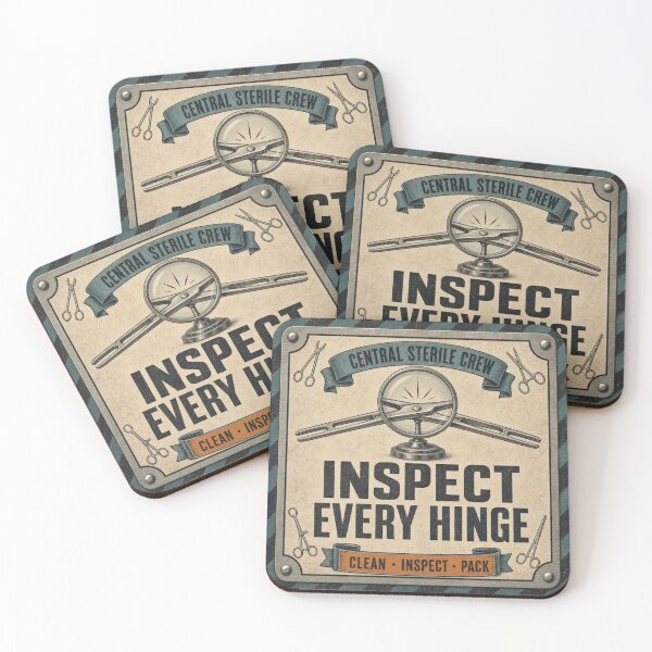 Item preview, Inspect Every Hinge Inspection Humor designed and sold by BoosterShop.
