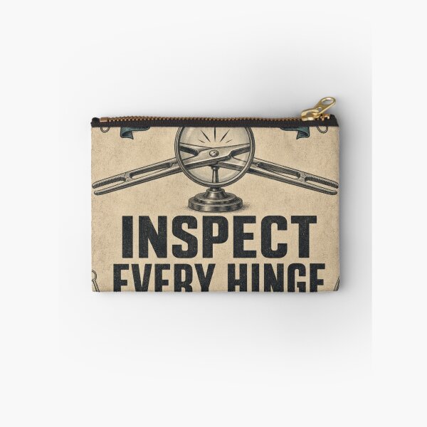 Item preview, Inspect Every Hinge Inspection Humor designed and sold by BoosterShop.
