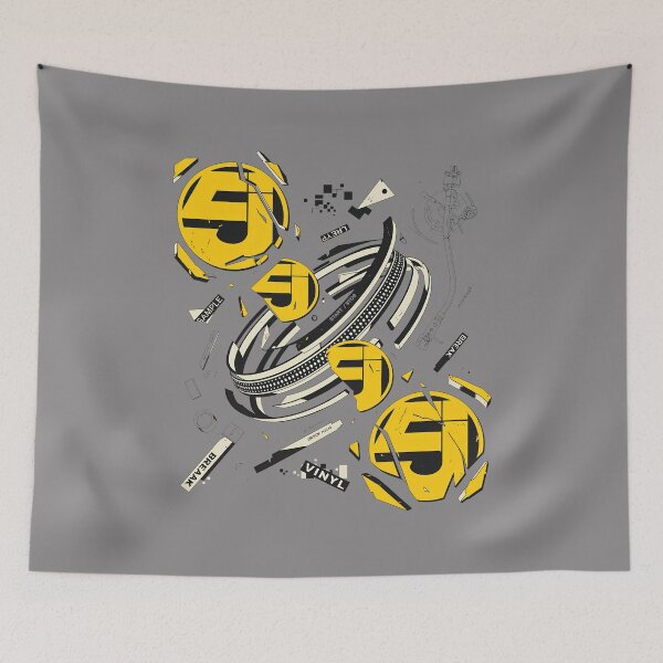 Item preview, Turntable DJ 5J Vinyl Record Style-25 designed and sold by JaninaBeck.