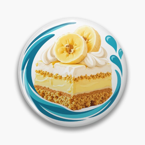 Item preview, Banana cake among turquoise waves designed and sold by BigArt-ec.