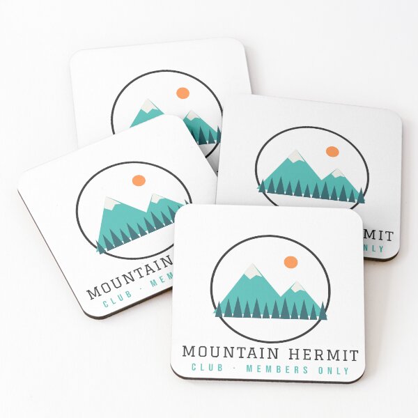 Item preview, Mountain Hermit Club Outdoors Badge designed and sold by WhizTrends.
