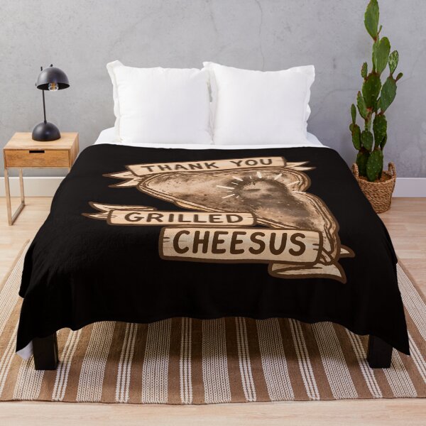 Item preview, Thank You Grilled Cheesus Sandwich Funny Food Pun Art designed and sold by NoxArtis.