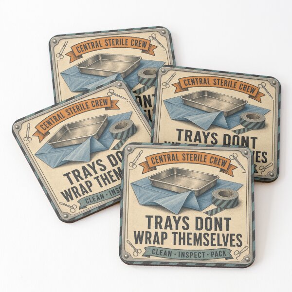 Item preview, Trays Dont Wrap Themselves Sterilization Tech designed and sold by BoosterShop.