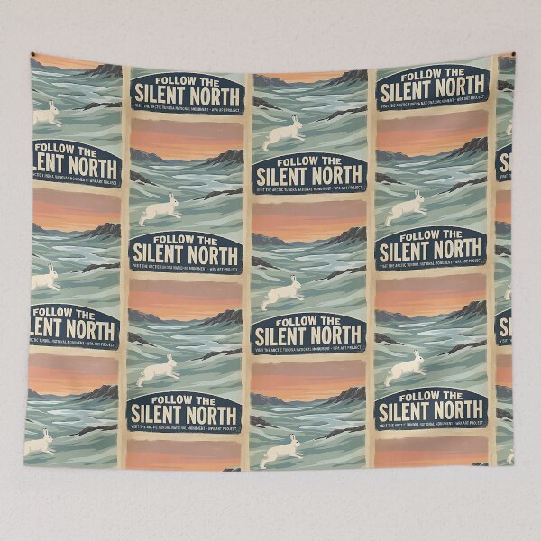 Item preview, Arctic Hare Northern Trail – Follow the Silent North designed and sold by PictoVibe.